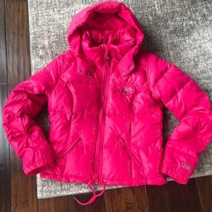 Pink Hollister Puffer Coat Size Large